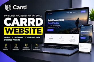 carrd website design, carrd redesign carrd landing page and carrdco website