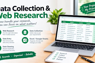 do web research and data collection