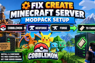 fix create minecraft server modpack setup cobblemon neoforge forge to fabric mod