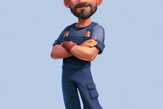 draw 2d game character illustration