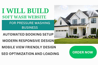 soft wash website for pressure washing business
