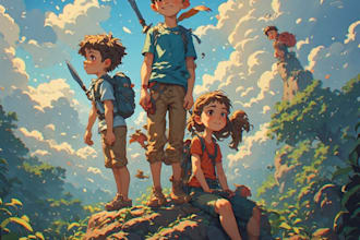 design fun kids book cover artwork