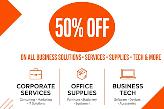 design modern business posters and flyers