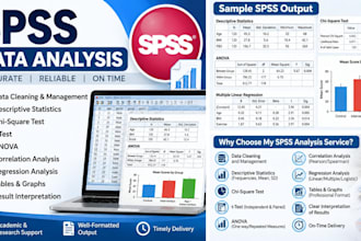 analyze research data in spss and interpret results