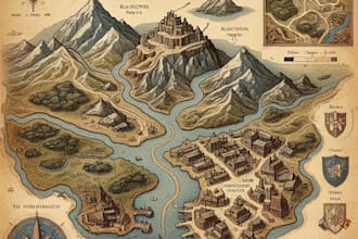 design a game world map