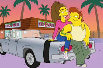 create custom cartoon crossover and mashup illustrations