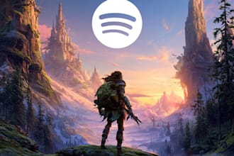design professional fantasy music cover art