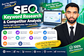 do expert local SEO keyword research and competitor analysis