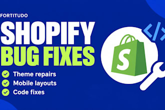 fix shopify theme bugs and mobile layout issues