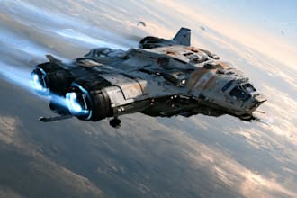 make sci fi spaceship design