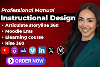create instructional design, elearning course , storyline and scorm