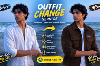 realistically change clothes and outfits in your photo