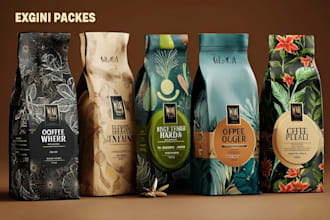 do food packaging and coffee bag packaging bag design