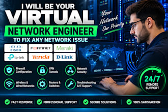 be your virtual network engineer to fix any network issue