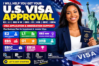 write e2 l1 eb2 niw eb5 01 h1b eb1c eb1a visa approval immigration business plan