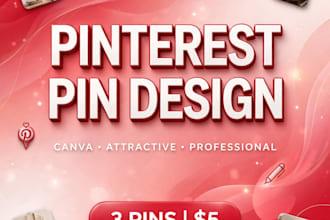 design attractive pinterest pins in canva