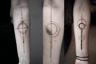 design a custom minimalist tattoo