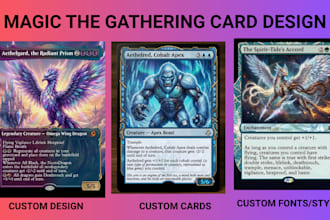 design custom mtg cards commander edh tokens alter art and tcg cards