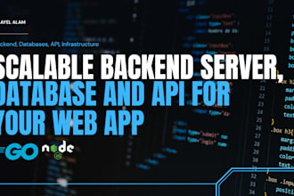 build scalable backend server for web application