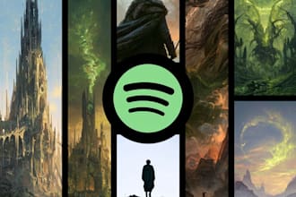 design professional fantasy music cover art