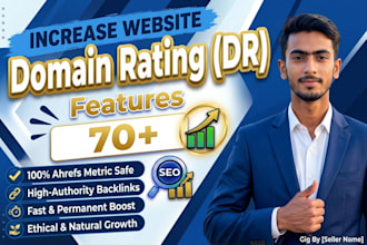 increase domain rating DR 70 plus