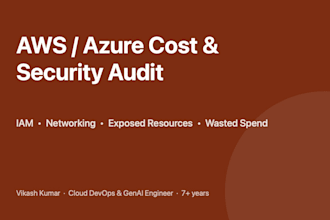 audit your AWS or azure account for security risks and cost savings