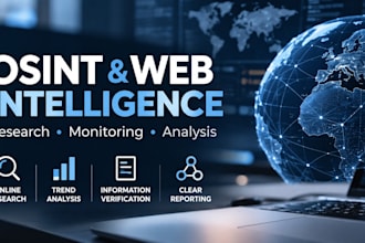 conduct osint and web intelligence research