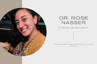 be your clinical nutritionist
