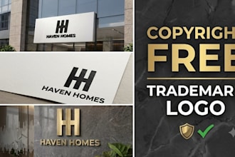 design copyright free trademark logo for your business