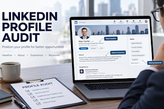 audit your linkedin profile and show you how to improve it