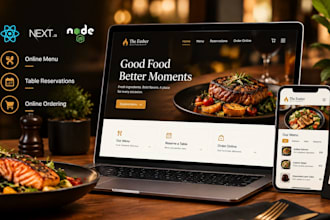 build a custom restaurant website with online ordering system