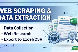 web scraping, data extraction, and web research for any web