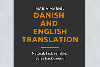 translate and polish your text between danish and english