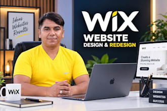 do wix website design, wix redesign, and wix ecommerce store setup
