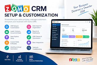 set up, customize and automate zoho CRM