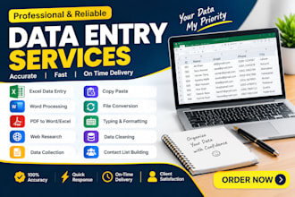 be your data entry operator