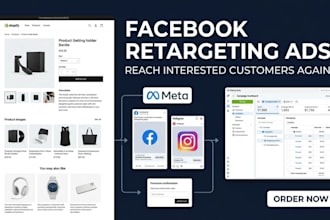 set up facebook retargeting ads for your website or shopify store