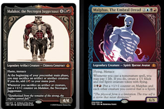 design custom mtg cards, commander edh and fantasy tcg cards