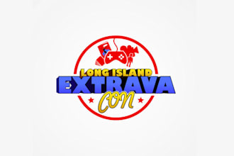 design a futuristic fandom extravaganza event logo