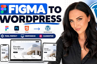 convert figma to wordpress figma to elementor PSD to wordpress HTML to wordpress