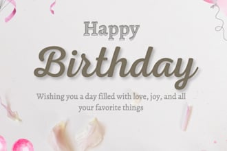 design beautiful birthday posters and invitation card