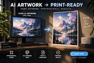 make your ai artwork print ready for professional printing