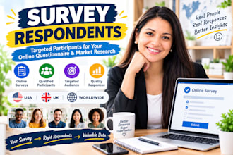 recruit survey respondents for your online questionnaire and market research