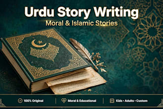 write an engaging urdu story , moral story, and urdu  content writing