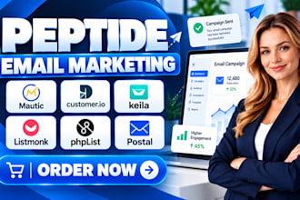 setup peptide email marketing mautic customer io keila listmonk phplist postal