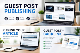 do guest post on five premium websites