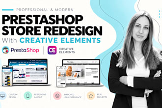 redesign your prestashop store with creative elements
