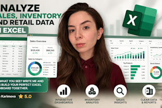 analyze sales inventory and retail data in excel