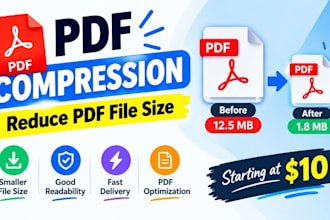compress and reduce PDF file size