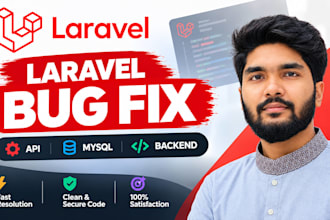 fix PHP laravel bugs, API, and backend issues